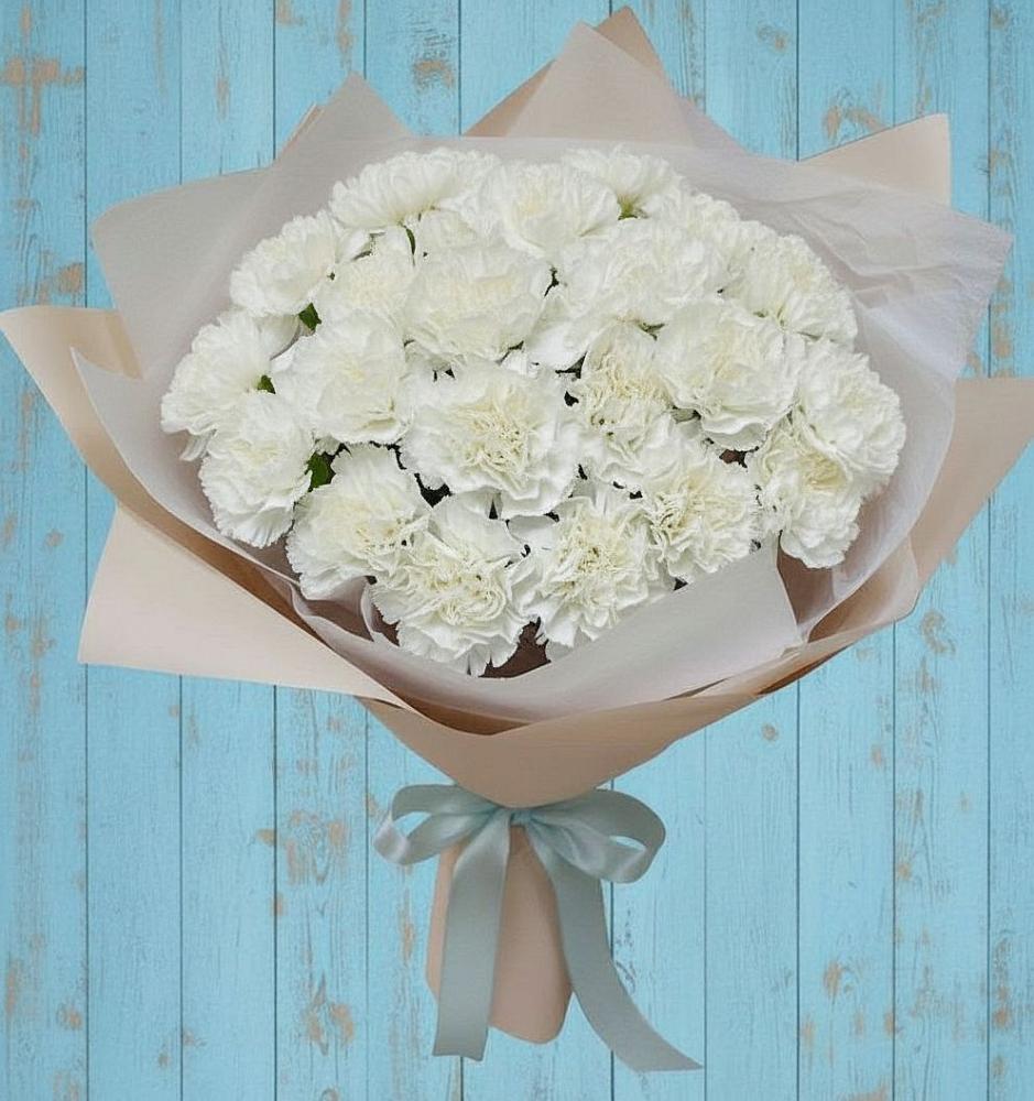 Букет цветов из: Гвоздики в Подгорном