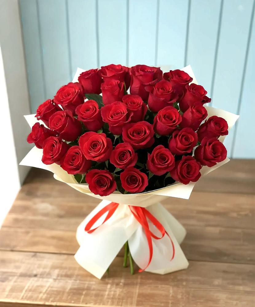 Букет 29 Красных роз в Подгорном