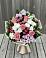 Букет цветов из: Альстромерии, Гвоздики, Розы и Хризантемы в Подгорном