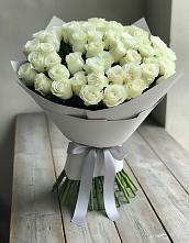 Букет 35 Белых роз #REPLACE_PRED# Подгорном