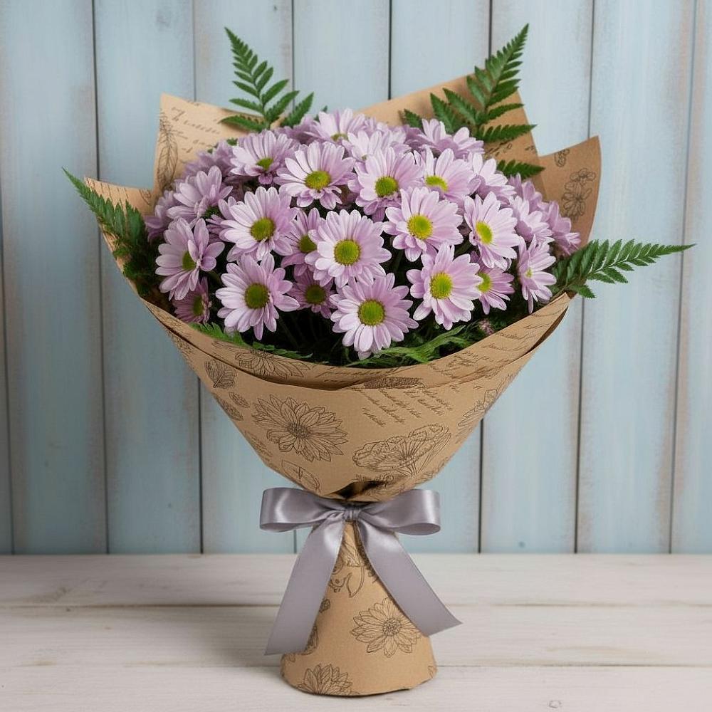 Букет цветов из: Хризантемы в Подгорном