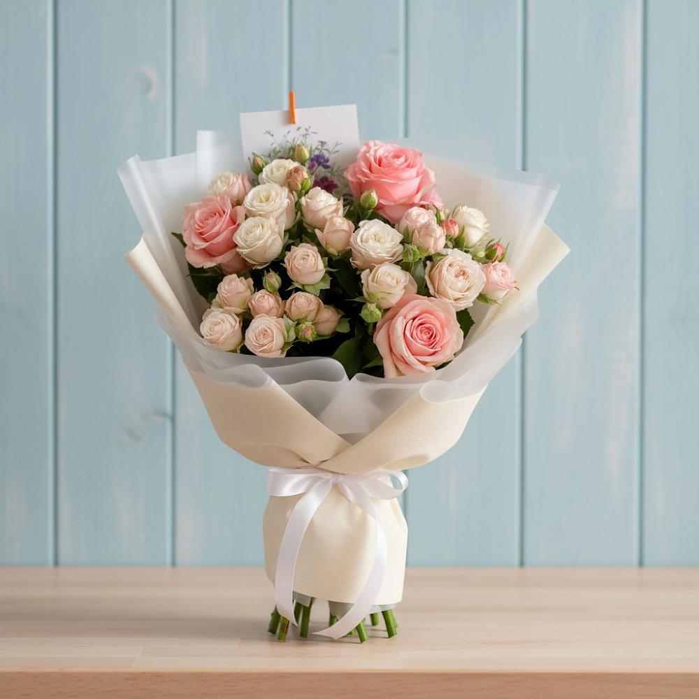 Букет цветов из: Розы в Подгорном