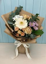 Букет цветов из:  Герберы и Хризантемы #REPLACE_PRED# Подгорном