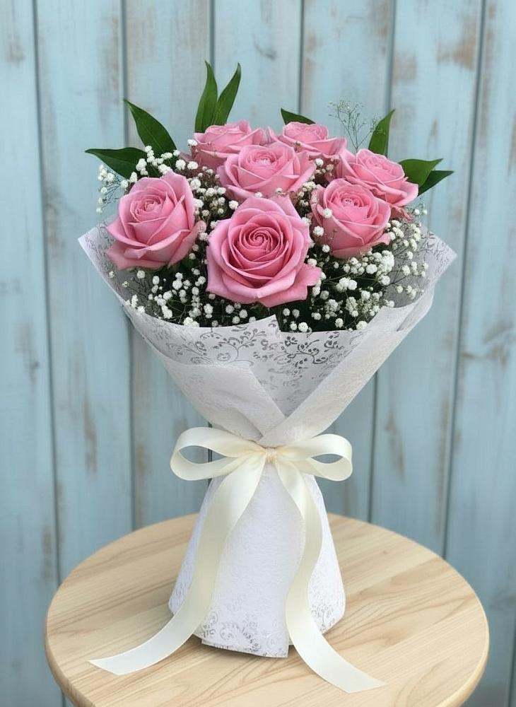 Букет цветов из: Розы в Подгорном