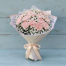 Букет цветов из:  Гвоздики в Подгорном