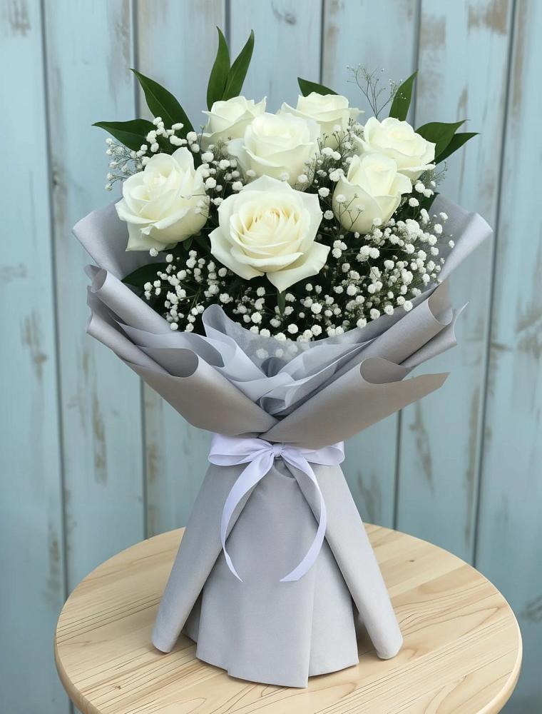 Букет цветов из: Розы в Подгорном