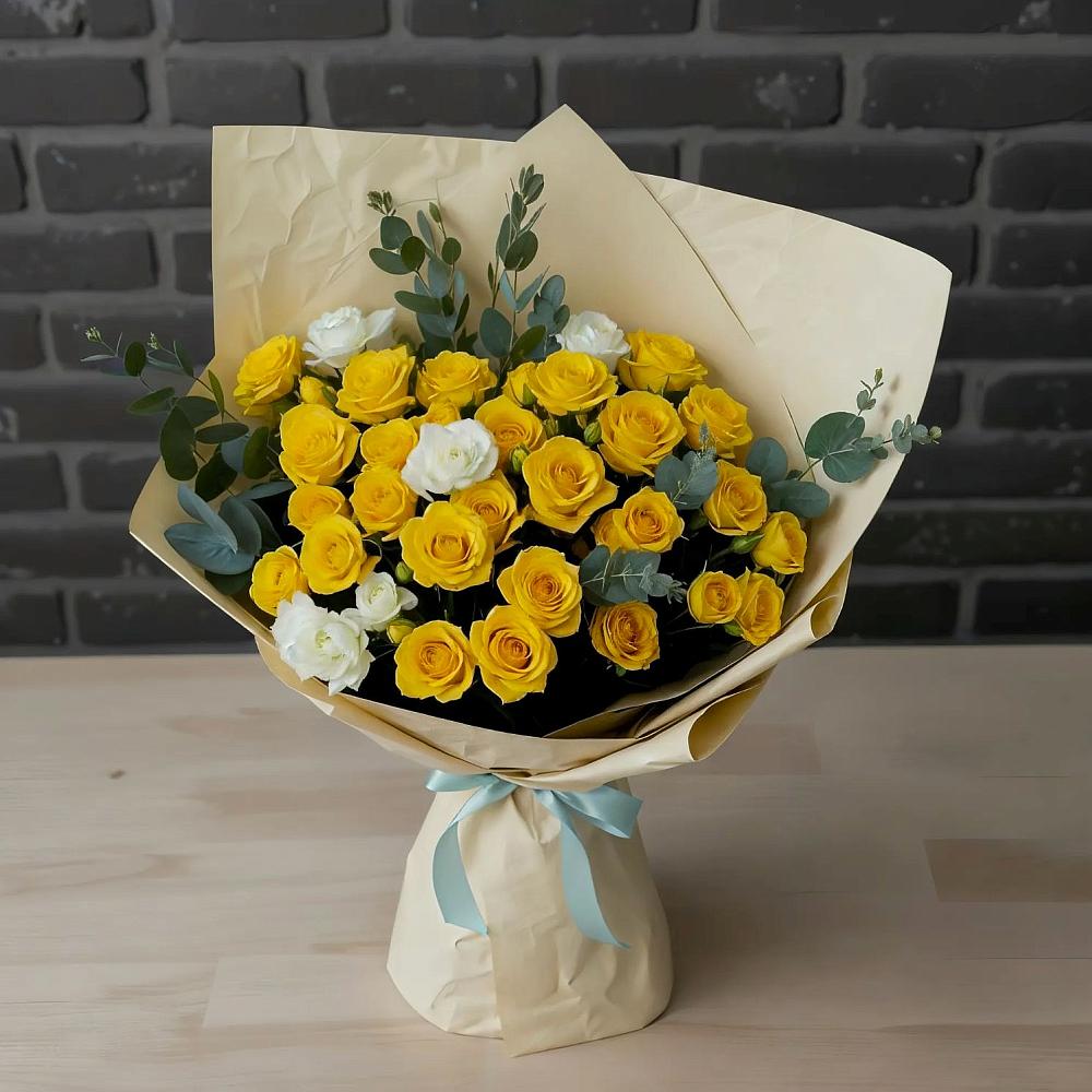 Букет цветов из: Розы в Подгорном