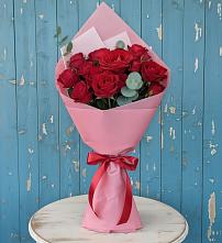 Букет цветов из:  Розы в Подгорном