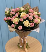 Букет цветов из:  Розы в Подгорном