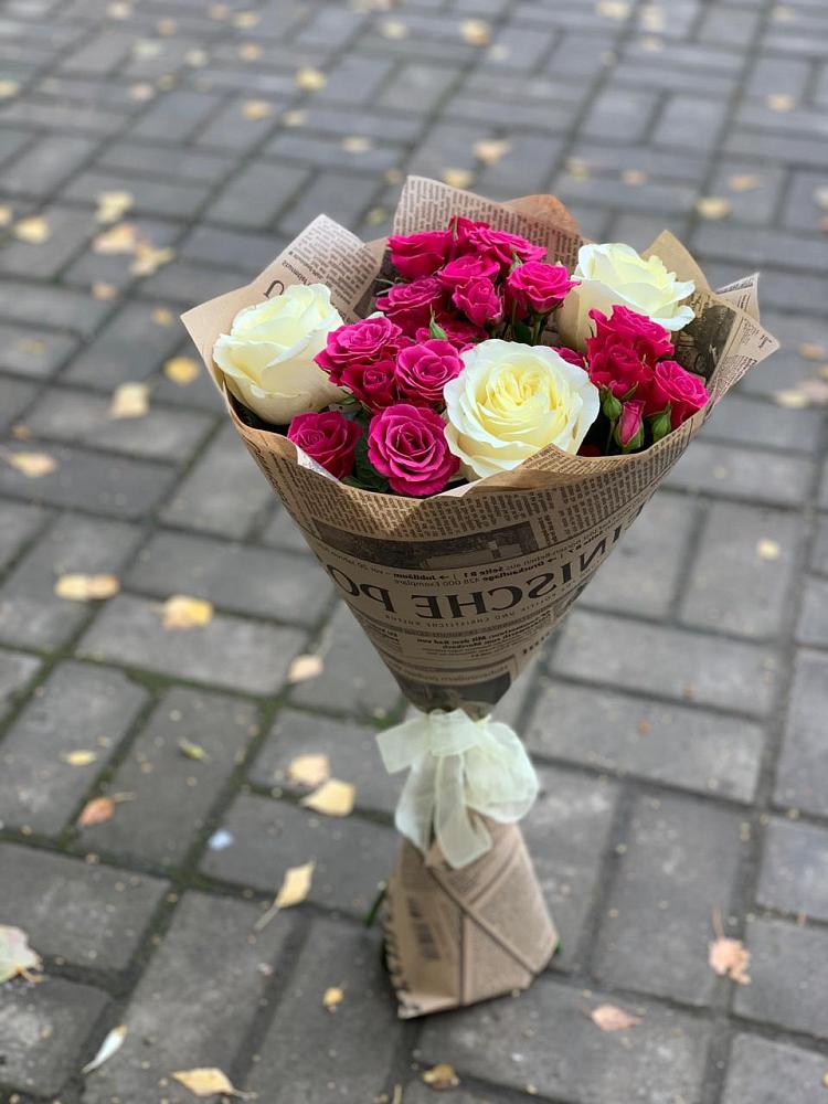 Букет цветов из: Розы в Подгорном