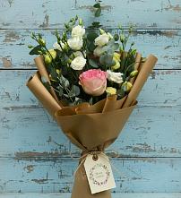 Букет цветов из:  Розы и Лизиантусы #REPLACE_PRED# Подгорном